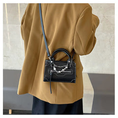 Square Chain Shoulder Bag Small Flap Handbag