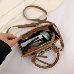 Square Chain Shoulder Bag Small Flap Handbag