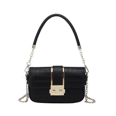 Classic Style Female Single Shoulder Passenger Bag with Wrist Strap