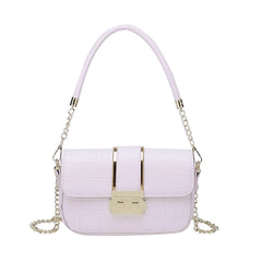 Classic Style Female Single Shoulder Passenger Bag with Wrist Strap