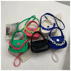Small Crossbody Tote Bag for Women Travel PU Leather Handbag