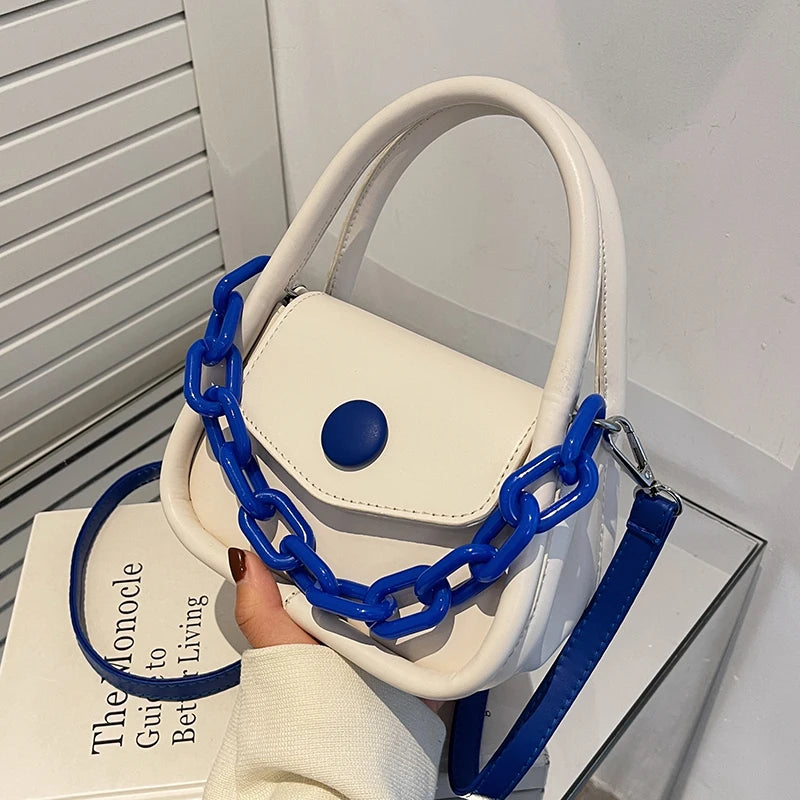 Small Crossbody Tote Bag for Women Travel PU Leather Handbag