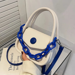 Small Crossbody Tote Bag for Women Travel PU Leather Handbag