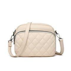 PU Leather Crossbody Bag Diamond Lattice Women Shoulder Handbag