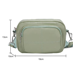 PU Leather Crossbody Bag with Mini Purse Pendant