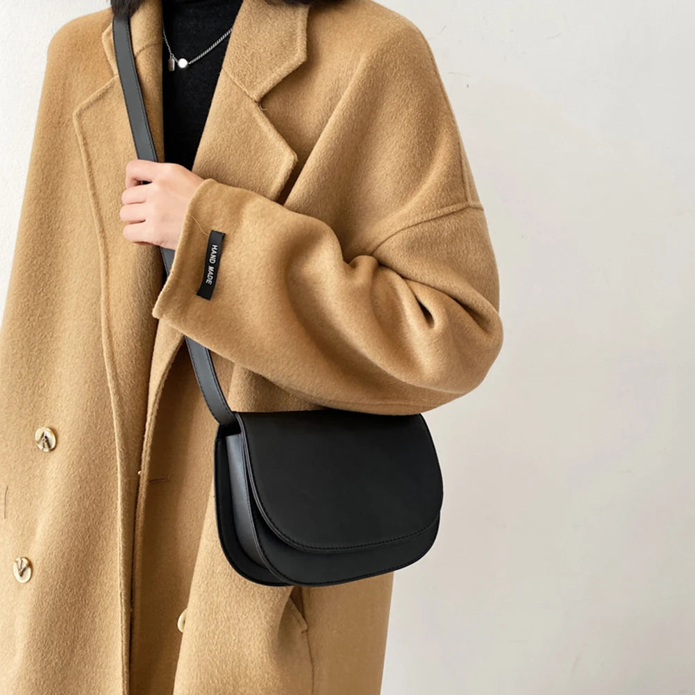 PU Leather Crossbody Bags Women Shoulder Chest Bag Solid All-match