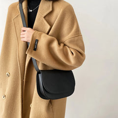PU Leather Crossbody Bags Women Shoulder Chest Bag Solid All-match