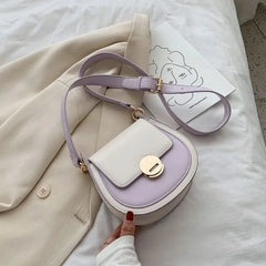 Small Crossbody Bag for Women Solid Colors Shoulder Handbag