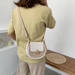 Small Crossbody Bag for Women Solid Colors Shoulder Handbag