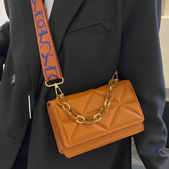 Crossbody Bag Quilted Flap Chain Shoulder Handbag Purse Tote