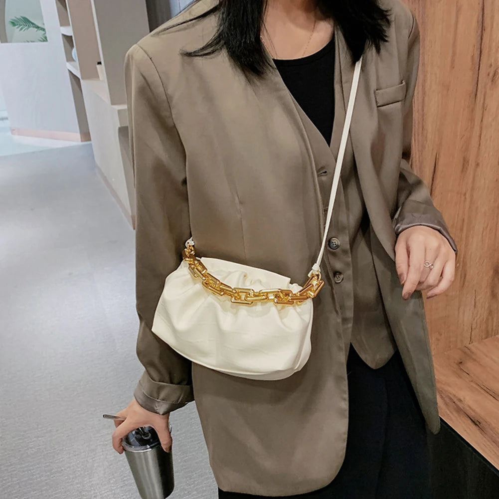 PU Leather Crossbody Bags Lady Shoulder Handbags Female Small Stone Pattern