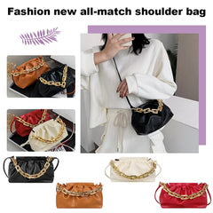 PU Leather Crossbody Bags Lady Shoulder Handbags Female Small Stone Pattern