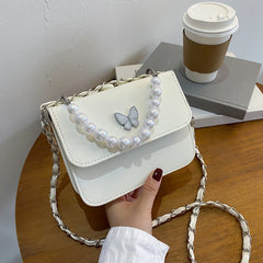 Solid Summer Lady Crossbody Bag PU Leather Female Shoulder Handbag