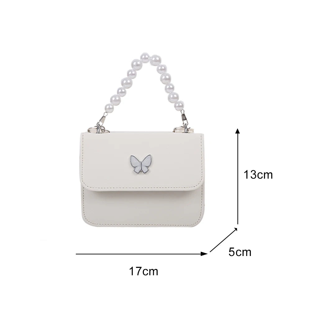 Solid Summer Lady Crossbody Bag PU Leather Female Shoulder Handbag
