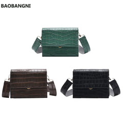 Summer Lady Shoulder Handbags Small Stone Pattern Female Totes for Women