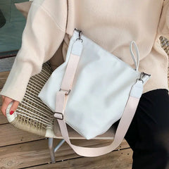 PU Leather Crossbody Bag Women Zipper Big Capacity Shoulder Brief Casual Travel