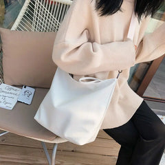 PU Leather Crossbody Bag Women Zipper Big Capacity Shoulder Brief Casual Travel