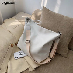 PU Leather Crossbody Bag Women Zipper Big Capacity Shoulder Brief Casual Travel