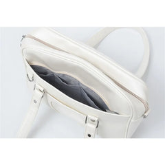 PU Leather Crossbody Bag Women Handbag Large Capacity Student A4 Book Bag