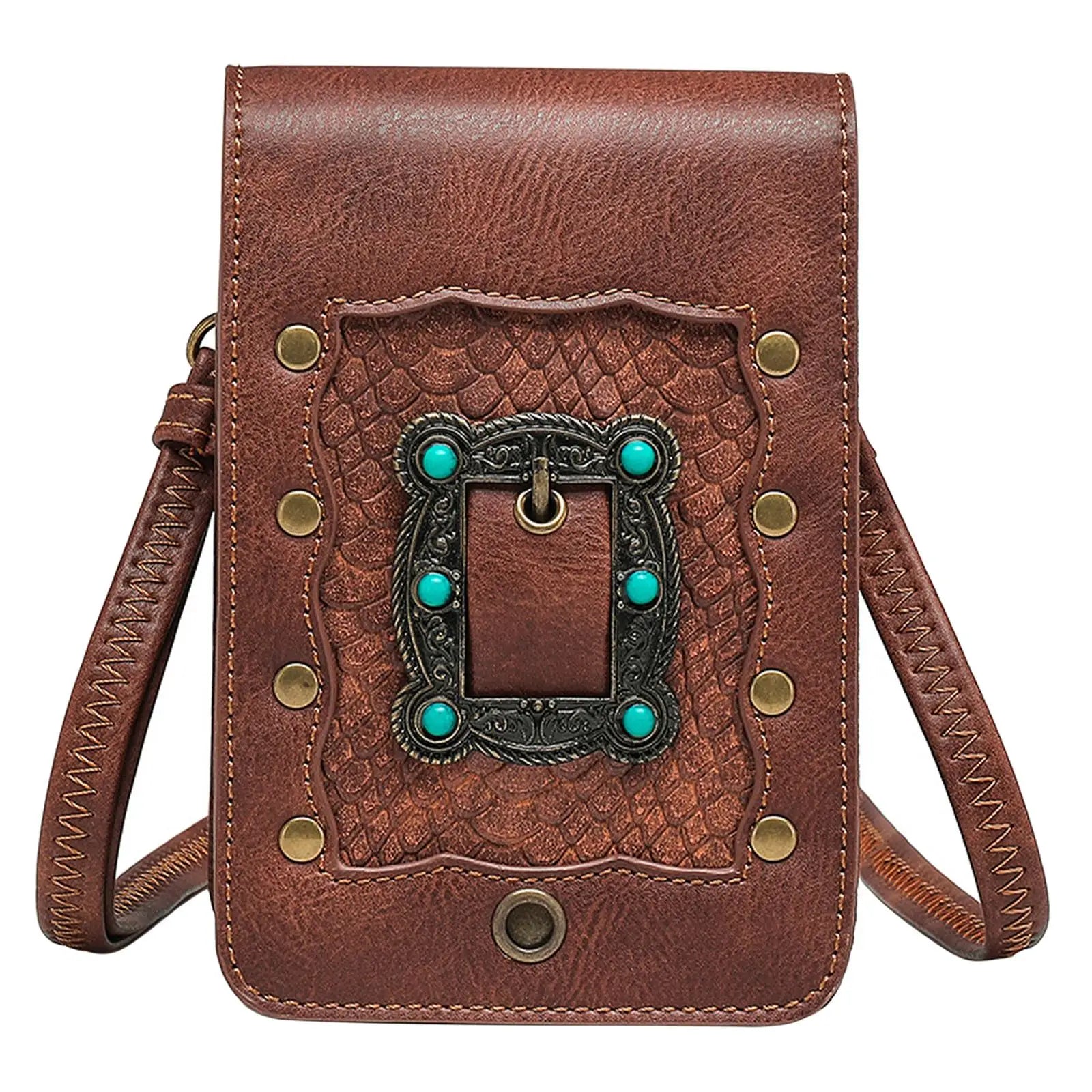 PU Leather Crossbody Shoulder Bag for Evening Out