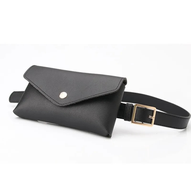 Vintage Women Belt Waist Bag Phone Pouch Small Chest Pack Bags