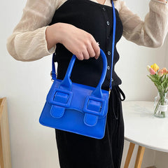 Casual PU Leather Mini Messenger Bag Women Shoulder Crossbody Handbag
