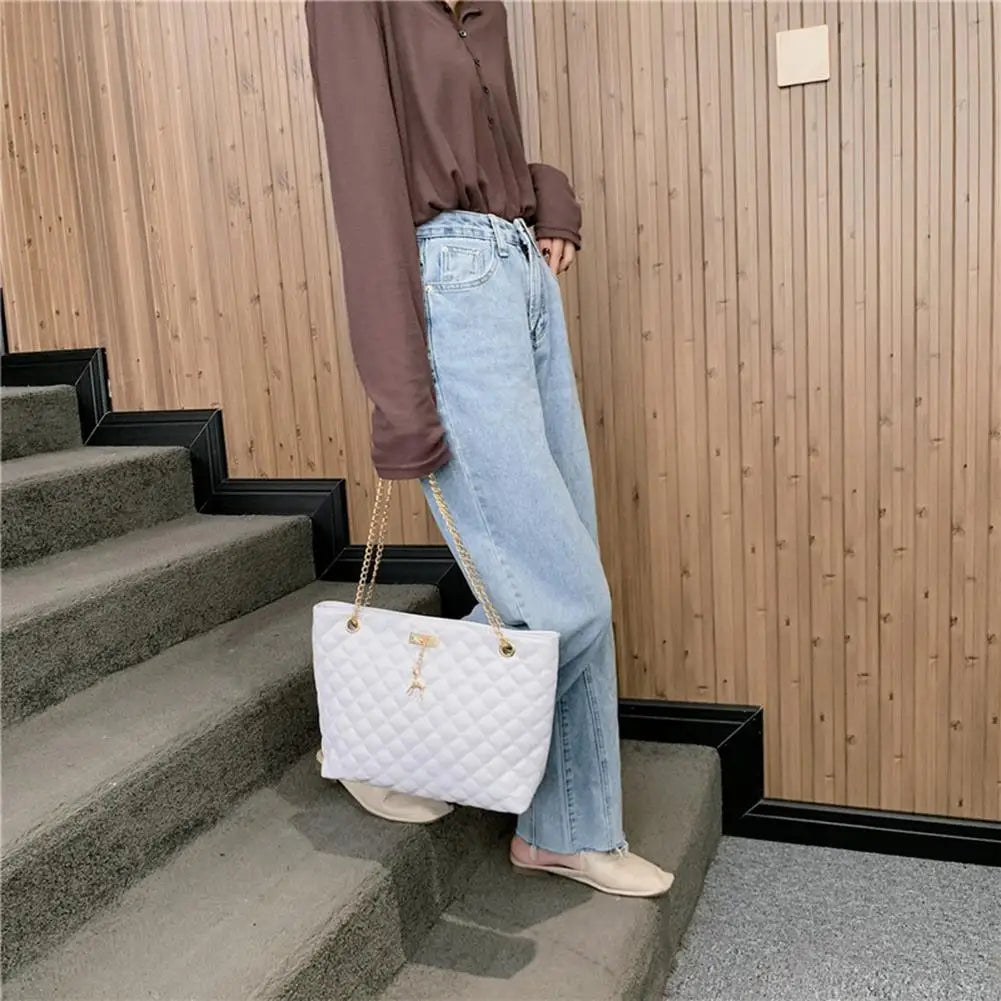 Casual Large Capacity Chain Top-handle Shoulder Bag