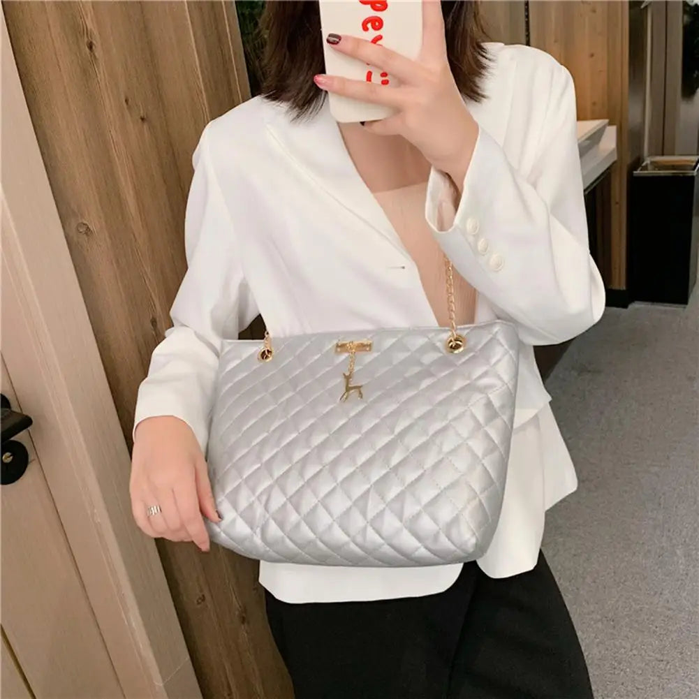 Casual Large Capacity Chain Top-handle Shoulder Bag