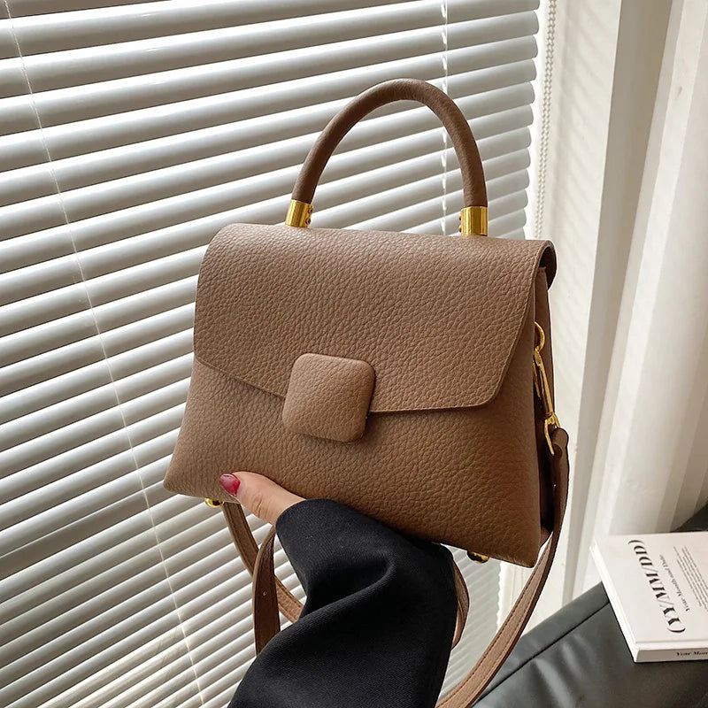 PU Leather Handbags For Women Retro Shoulder Bags Messenger Bag
