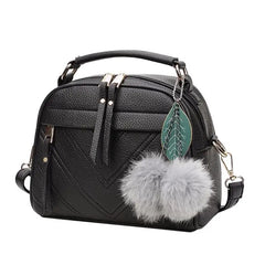 PU Leather Tassel Messenger Bag Ladies Shoulder Crossbody Bag