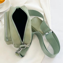 PU Leather Ladies Hand Bag Pockets Underarm Bag All-match Casual Soft Portable