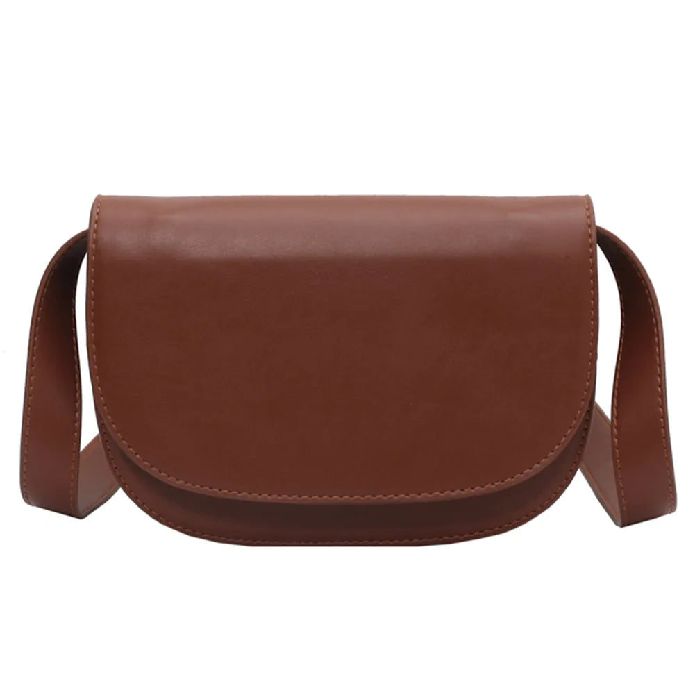 PU Leather Ladies Handbags Commuters Bag Solid Casual Versatile Adjustable Strap