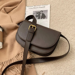 PU Leather Ladies Handbags Commuters Bag Solid Casual Versatile Adjustable Strap