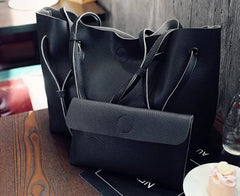 PU Leather Shoulder Bag Women's Multifunctional Handbag