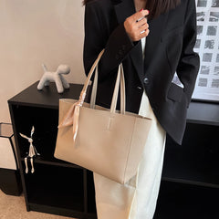 Women Fashionable Handbags Large Capacity Top Handle Shoulder Bag