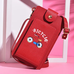PU Leather Handbags Women Bag Ladies Mobile Phone Crossbody Bags Purse Clutch