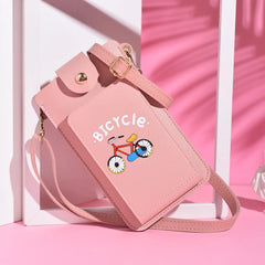 PU Leather Handbags Women Bag Ladies Mobile Phone Crossbody Bags Purse Clutch