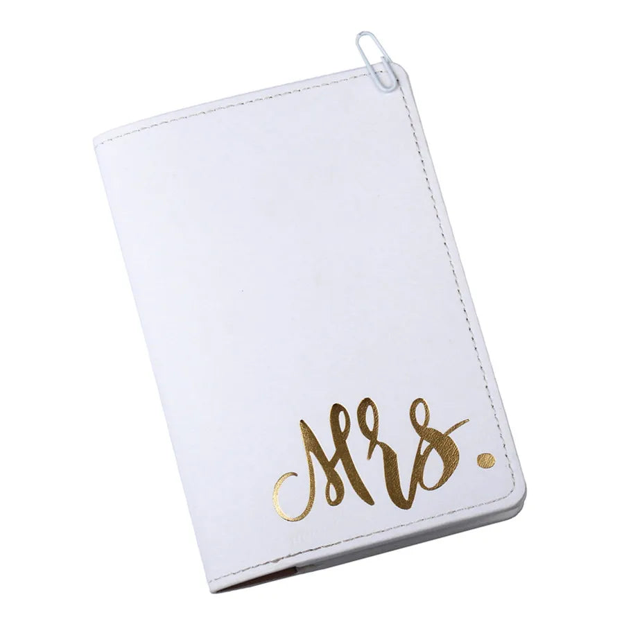 MR. MRS. Travel Set: Luggage Tag & Passport Holder - LT37CH12