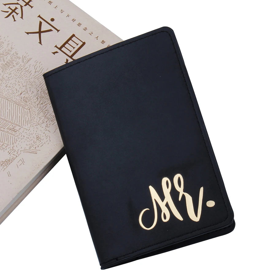 MR. MRS. Travel Set: Luggage Tag & Passport Holder - LT37CH12