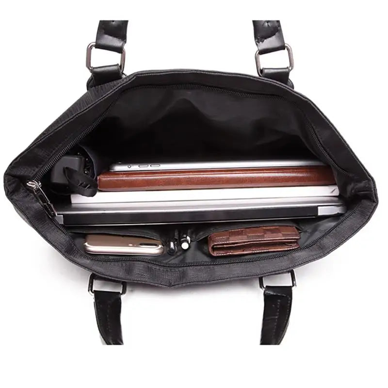 PU Leather Men's Briefcase Vintage Business Computer Bag Messenger Bags