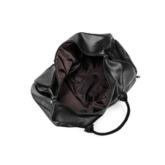 PU Leather Men Travel Bags with Shoe Compartment Large Handbag