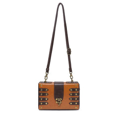 PU Leather Messenger Bag Gothic Retro Crossbody Shoulder Bags Satchel