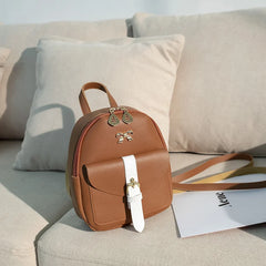 Mini Backpack Women Bow-knot Shoulder Bag Small Lady Bags Travel Shopping