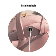 PU Leather Mini Backpack Women Bags Bow-knot Small Schoolbag Lady Bags