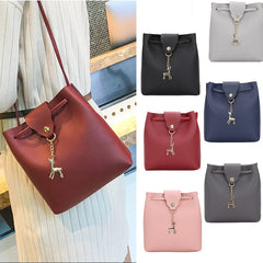 Fawn Crossbody Messenger Handbag PU Leather Mini Shoulder Bag