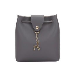 Fawn Crossbody Messenger Handbag PU Leather Mini Shoulder Bag