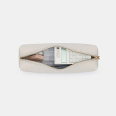 PU Leather Pencil Case Zipper Cosmetic Brush Bag 20*6*6cm
