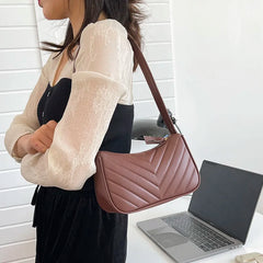 Quilted Shoulder Bags For Women Travel Clutch Handbag