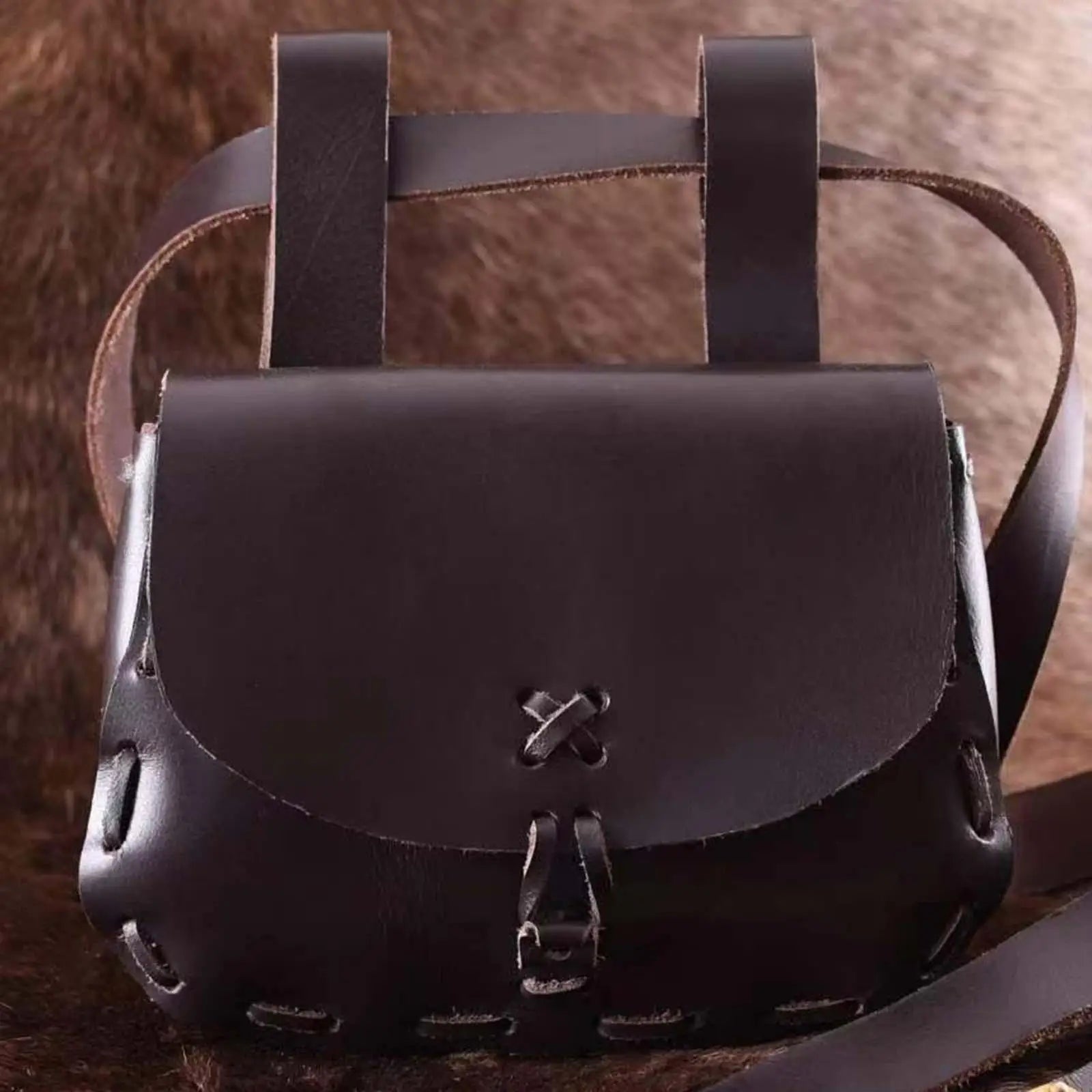 Medieval Retro Waist Pouch Bag Waterproof Vintage Waist Purse for Travel Hiking