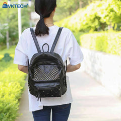 Rivet Studded Backpack Mini Purse Shoulder Bag Daypack
